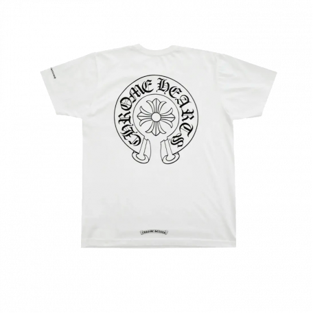 Chrome Hearts Horse Shoe Logo Pocket T-Shirt White