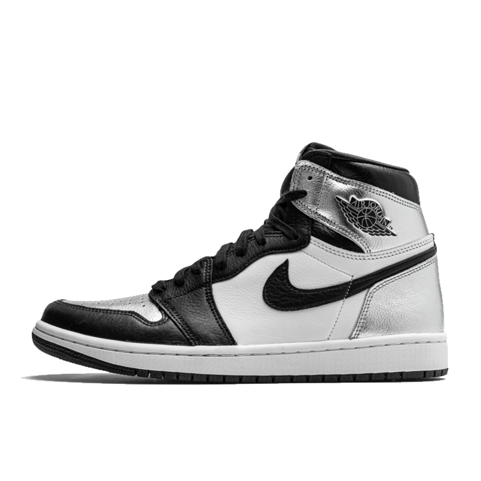 Кроссовки Air Jordan 1 Retro High Silver Toe (W)