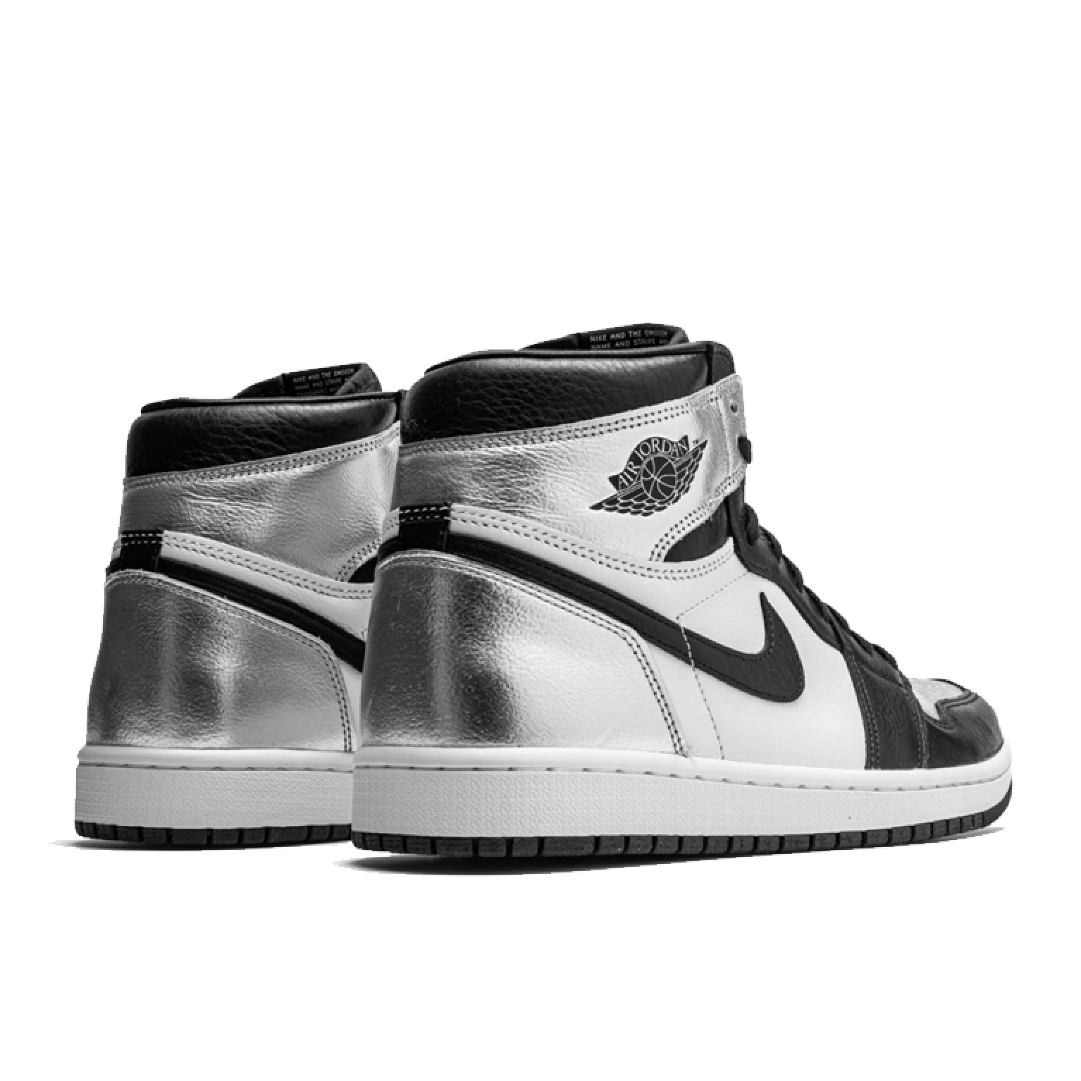 Кроссовки Air Jordan 1 Retro High Silver Toe (W)