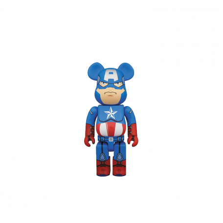 Bearbrick x Marvel Captain America 100% (№2)
