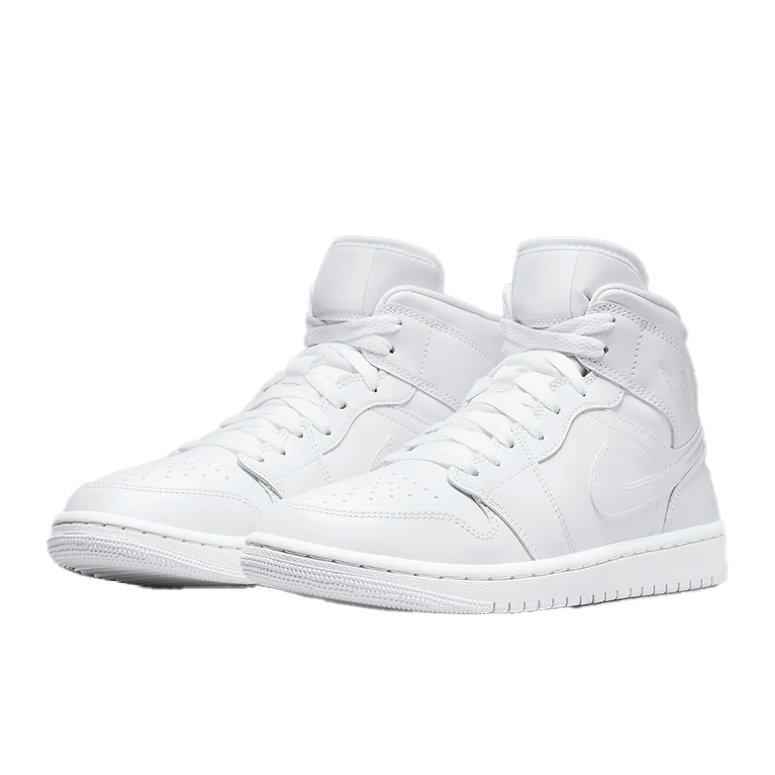 Air Jordan Mid Triple White (2022) (W)