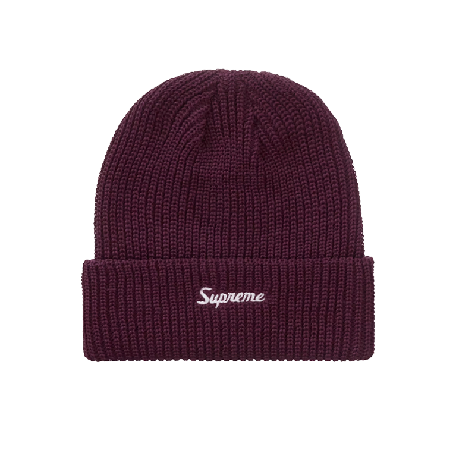 Supreme Loose Gauge Beanie Burgundy