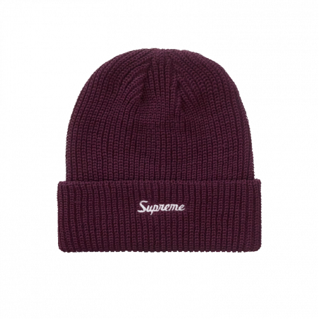 Supreme Loose Gauge Beanie Burgundy