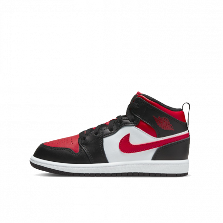 Air Jordan 1 Mid Fire Red (PS) (Kids)