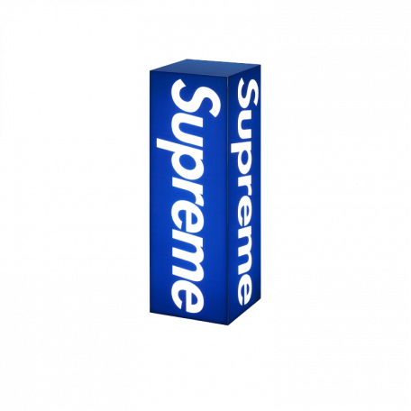 Supreme Box Logo Lamp Blue