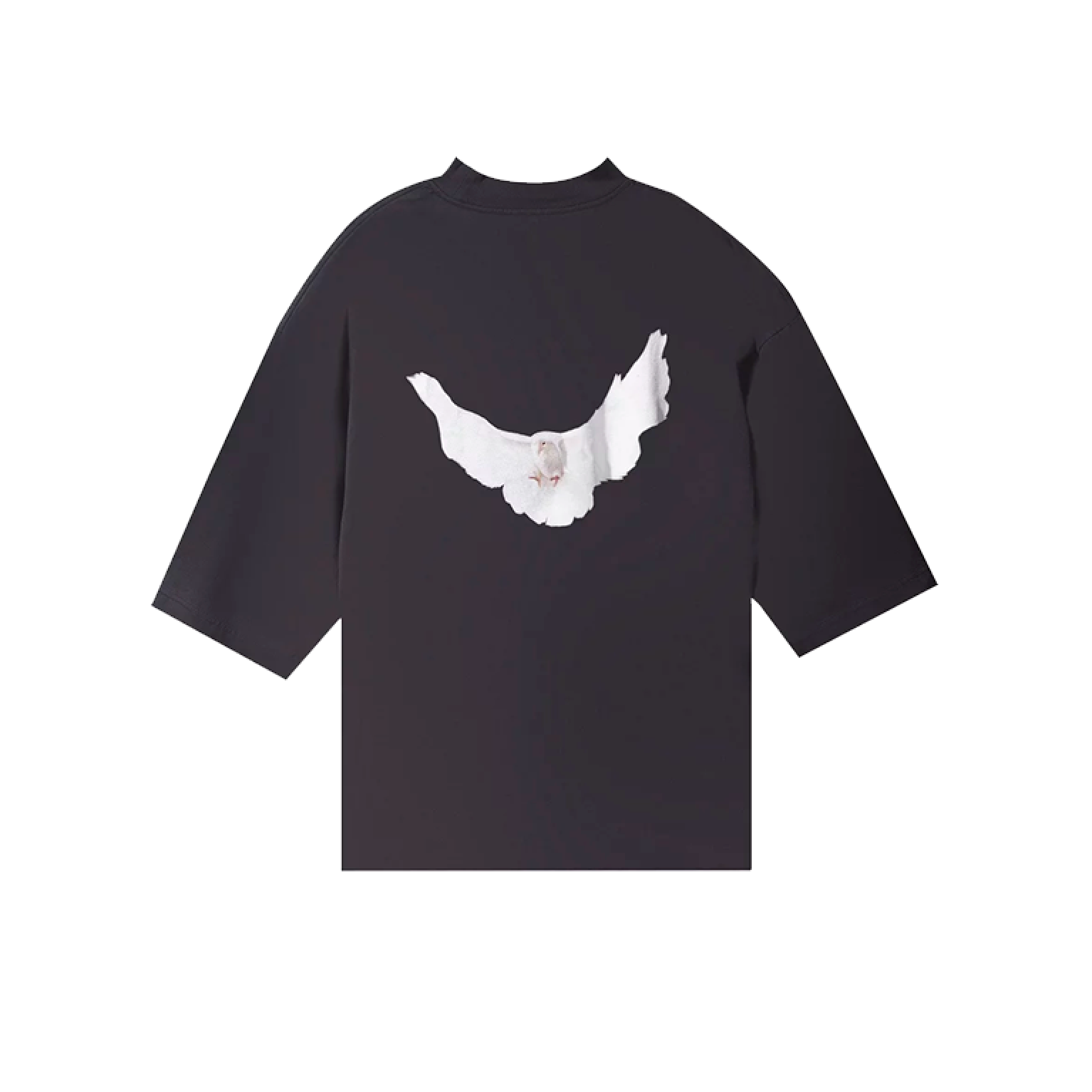 Yeezy Gap Engineered by Balenciaga Dove 3/4 Sleeve Tee Black