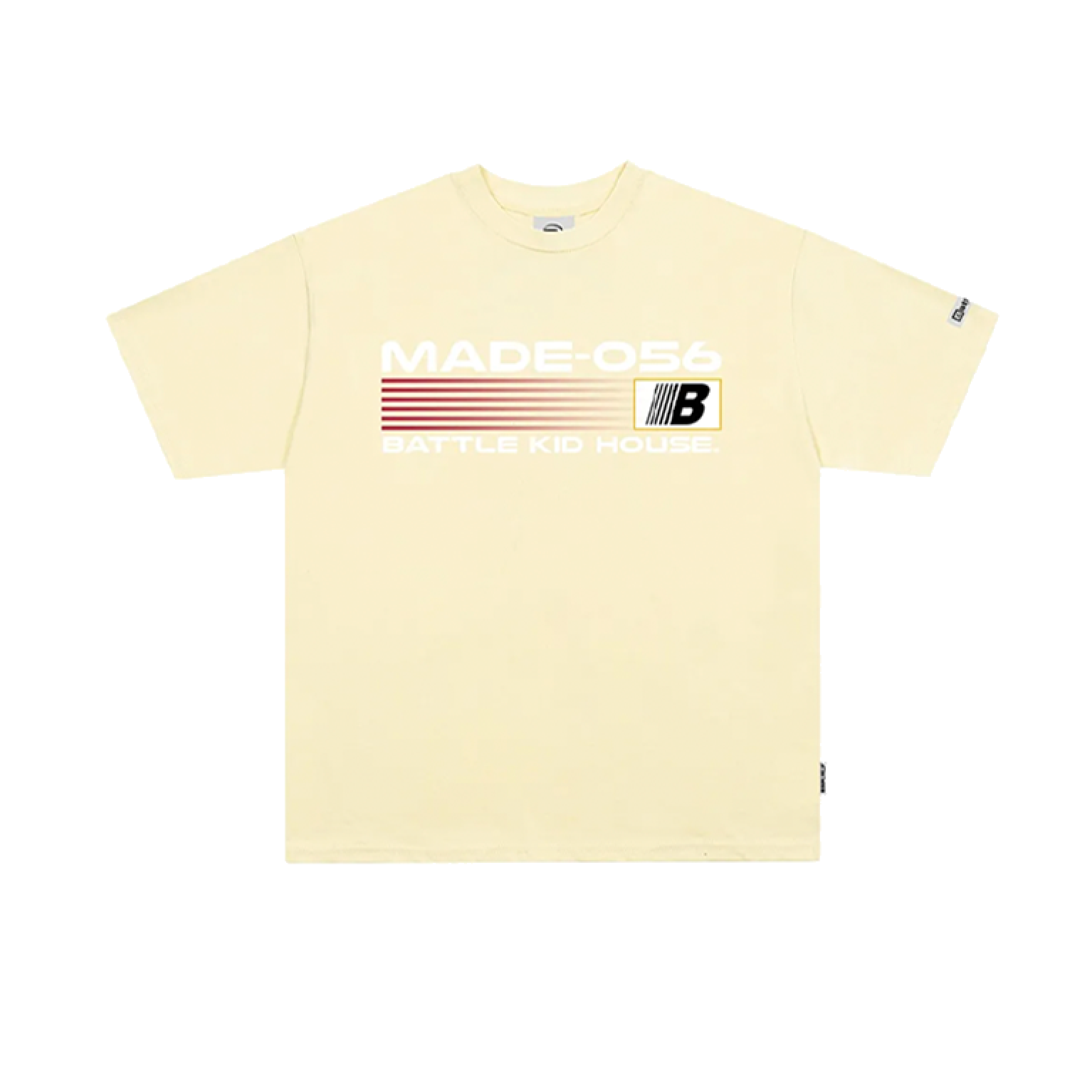 DARKCIRCLE Flag Style T-Shirt Yellow