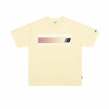 DARKCIRCLE Flag Style T-Shirt Yellow