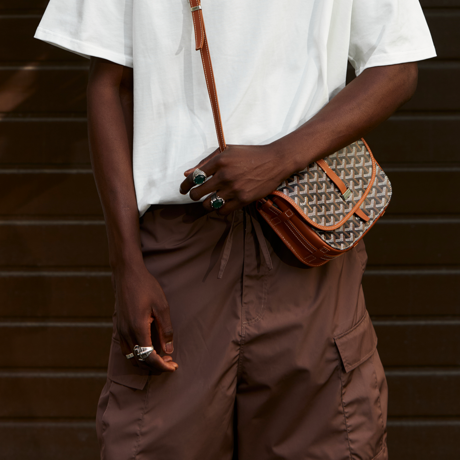 Sabe Cargo Shorts Brown